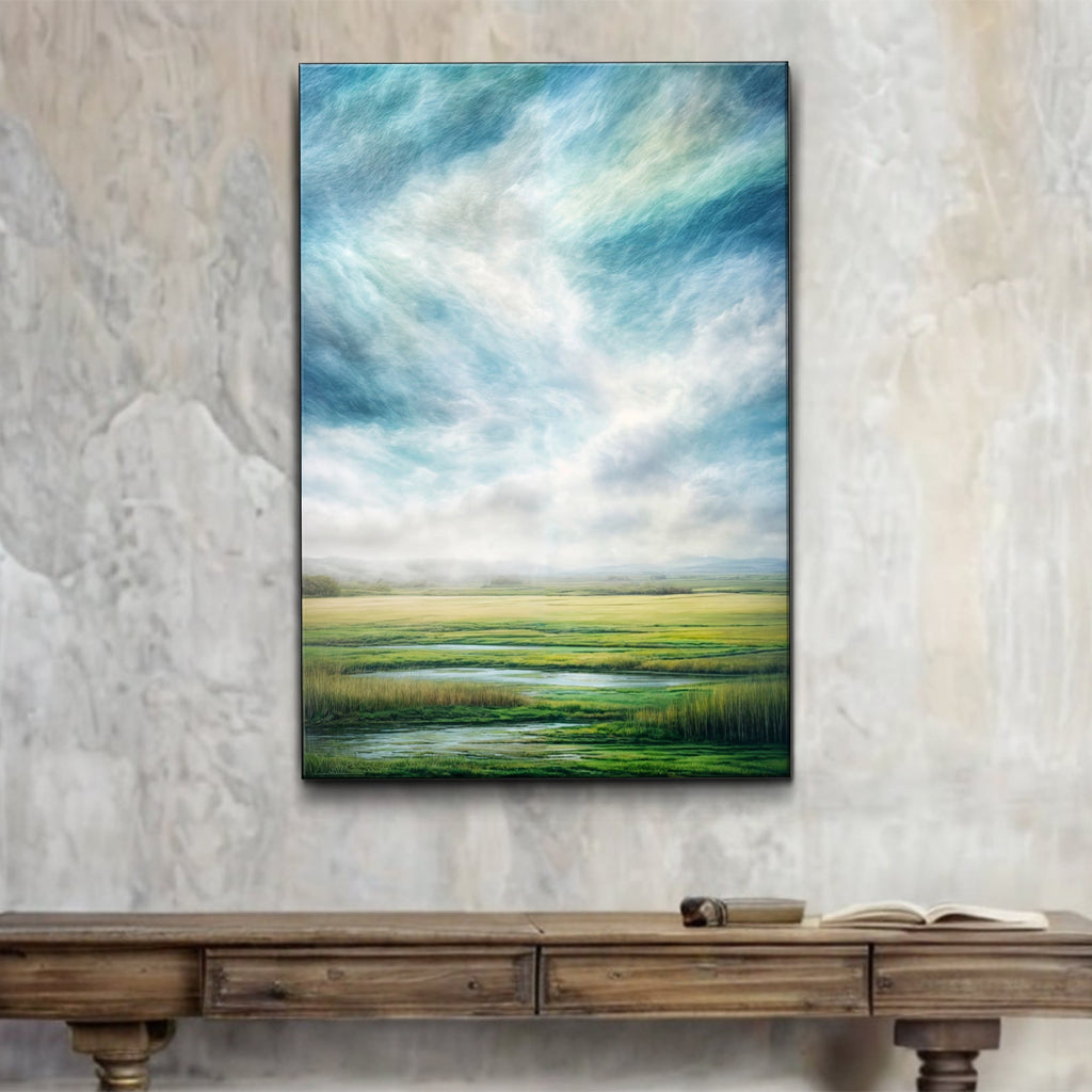 Modern Skyview Nature wall art with nature-inspired artwork - product view 2