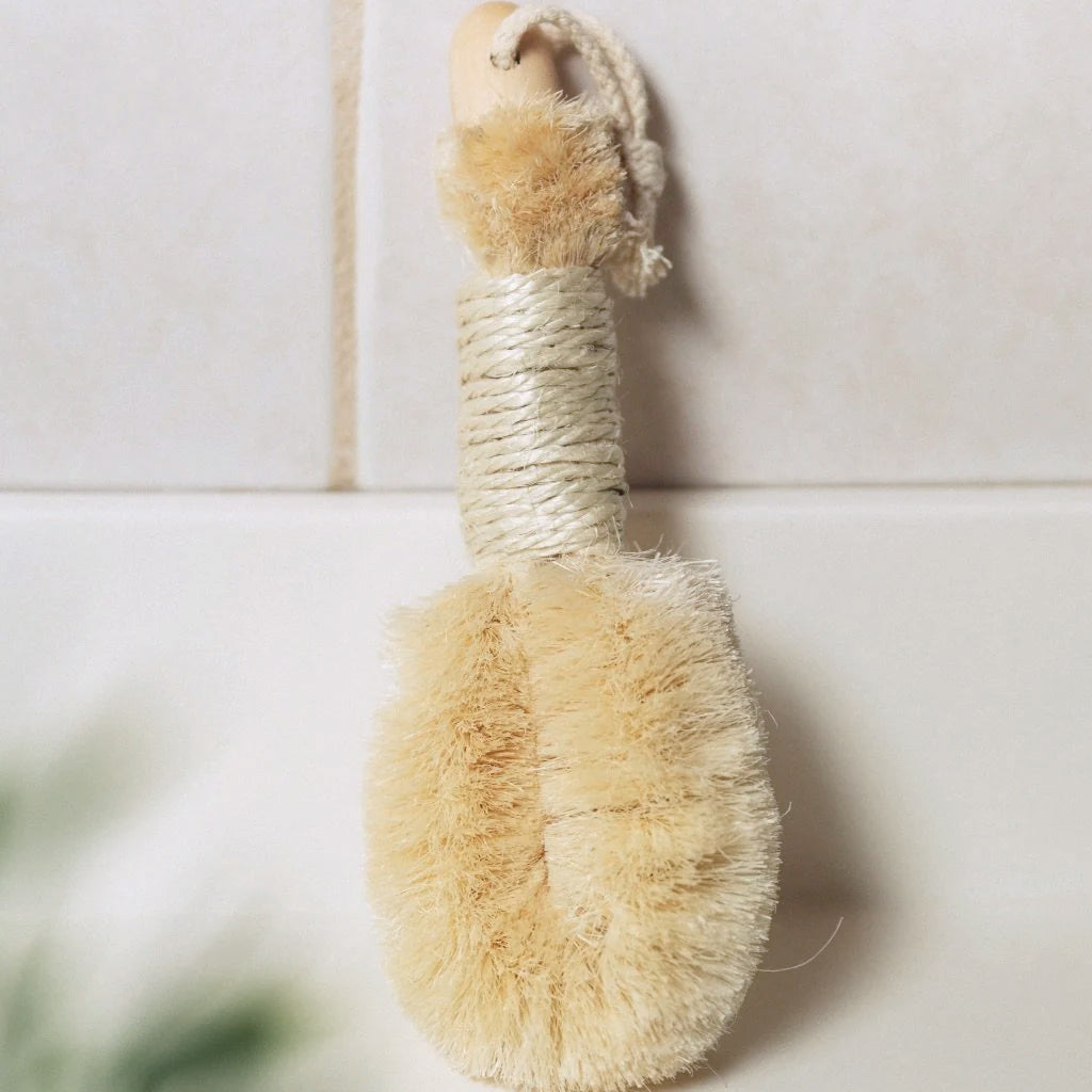 Sisal Exfoliating Dry Brush uncategorized / needs cleanup with nature-inspired artwork - product view 2