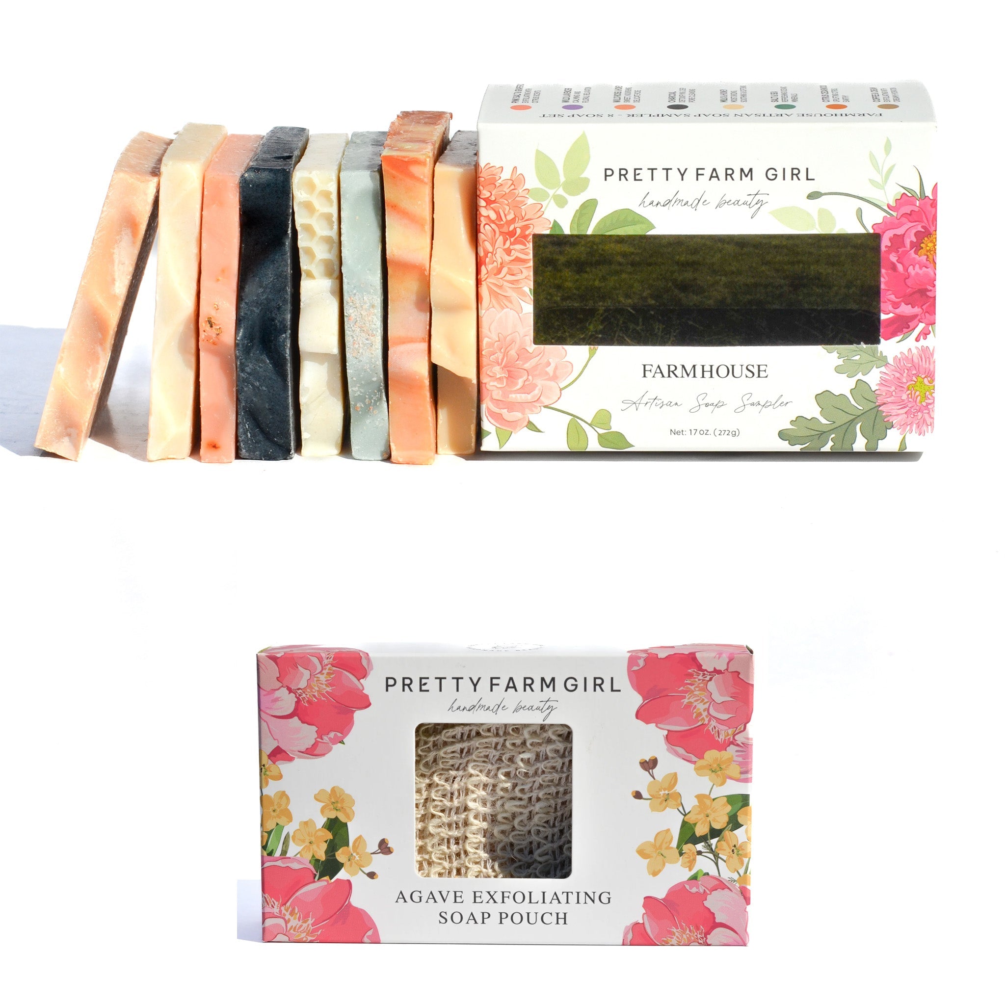 Farmhouse Artisan Goat Milk & Tallow Soap Sampler soap with nature-inspired artwork - product view 8