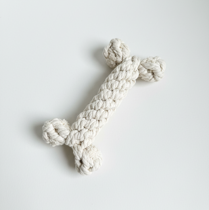 The Little Love White Rope Bone Toy-0