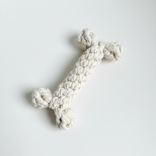 The Little Love White Rope Bone Toy-0