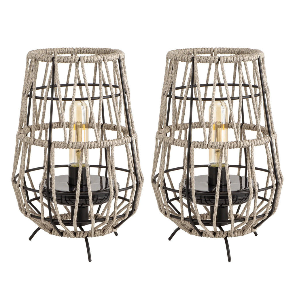 Set of 2 Solar Lantern Outdoor Table Lamp Outside Hanging Solar Lights new product with nature-inspired artwork - product view 7
