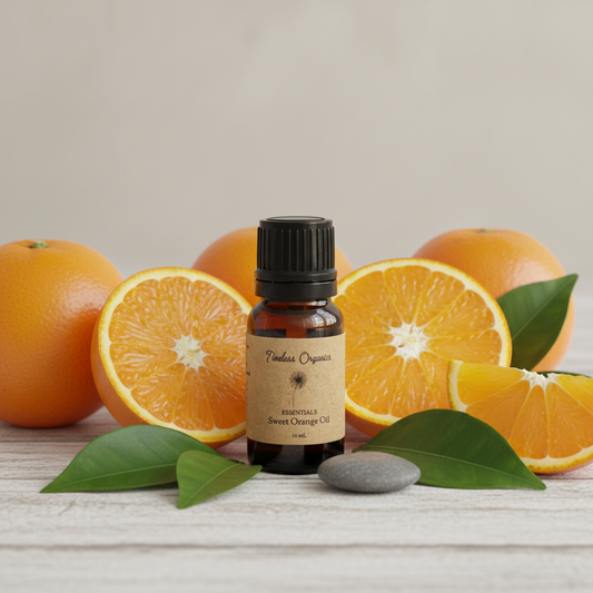 Sweet Orange Essential Oil Product Mockup