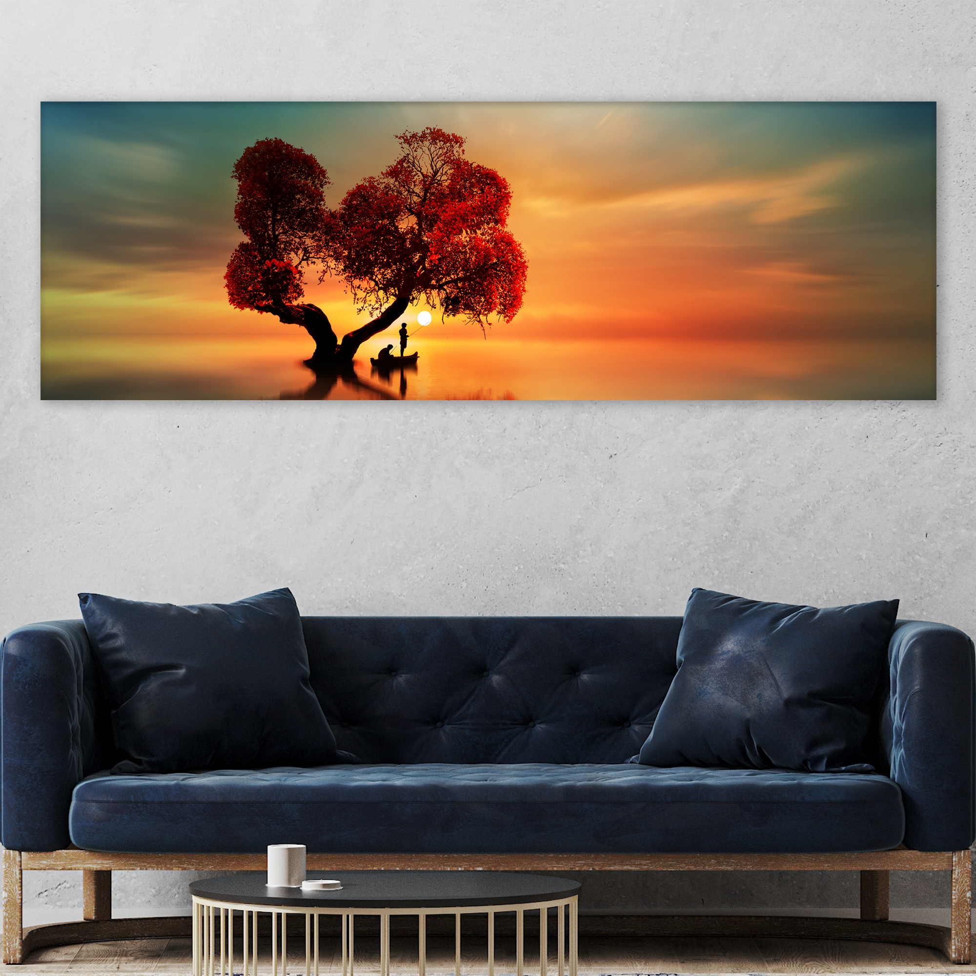 Alone Tree Canvas Ii wall art with nature-inspired artwork