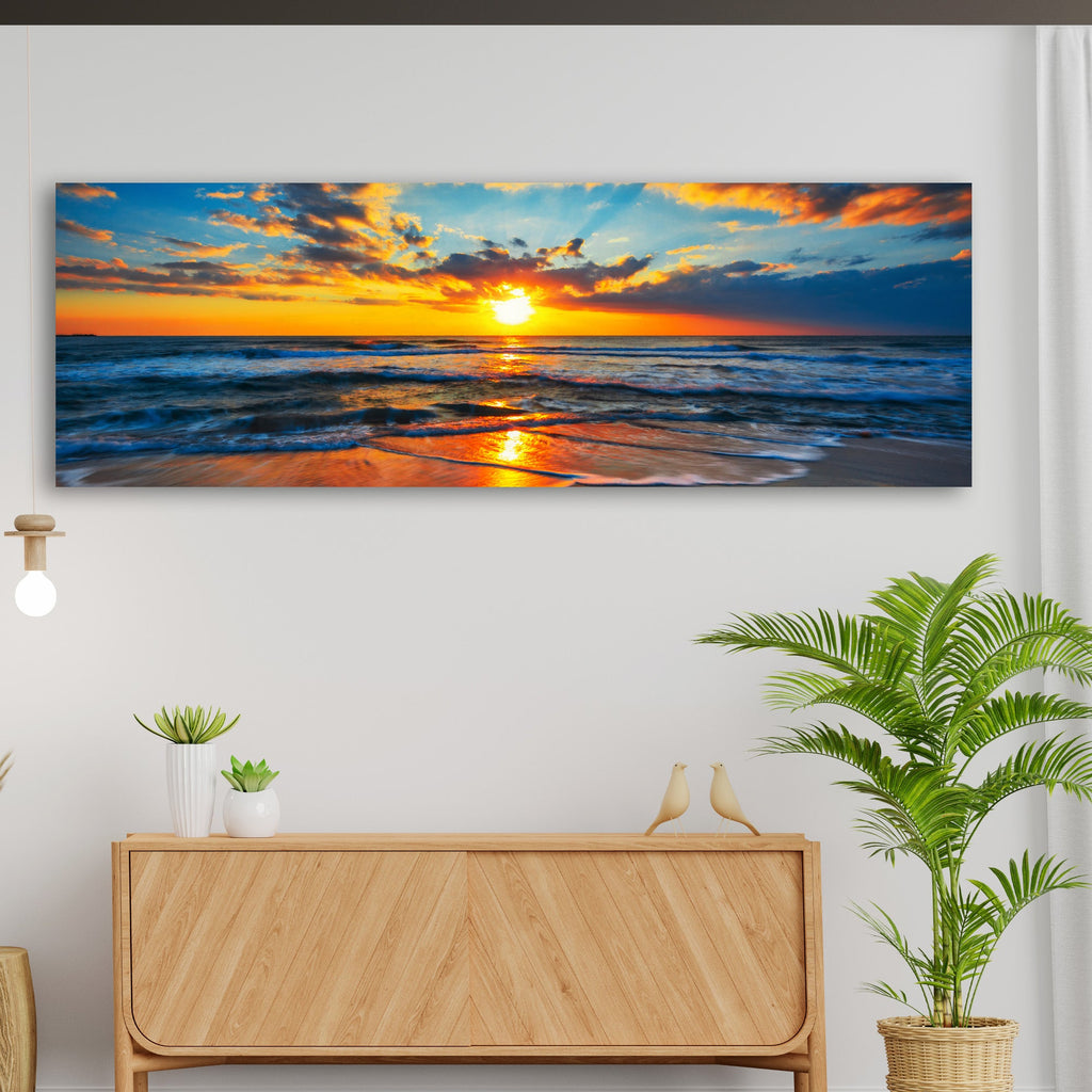 Sunrise On Atlantic Ocean Canvas Ii wall art with nature-inspired artwork - product view 3