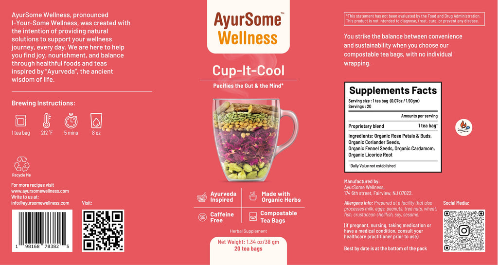 Cup-It-Cool Tea tea & infusions with nature-inspired artwork - product view 5