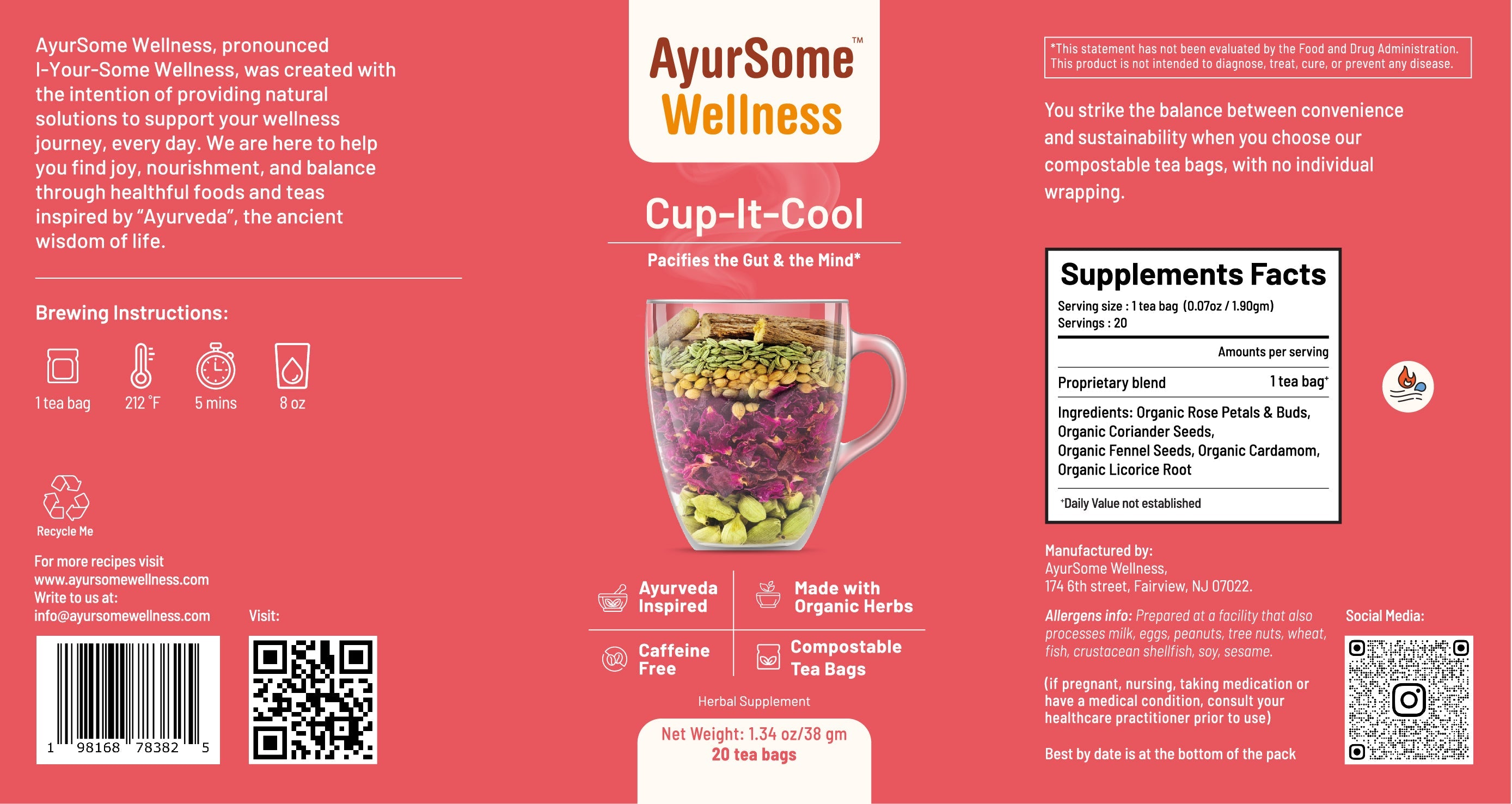 Cup-It-Cool Tea tea & infusions with nature-inspired artwork - product view 5
