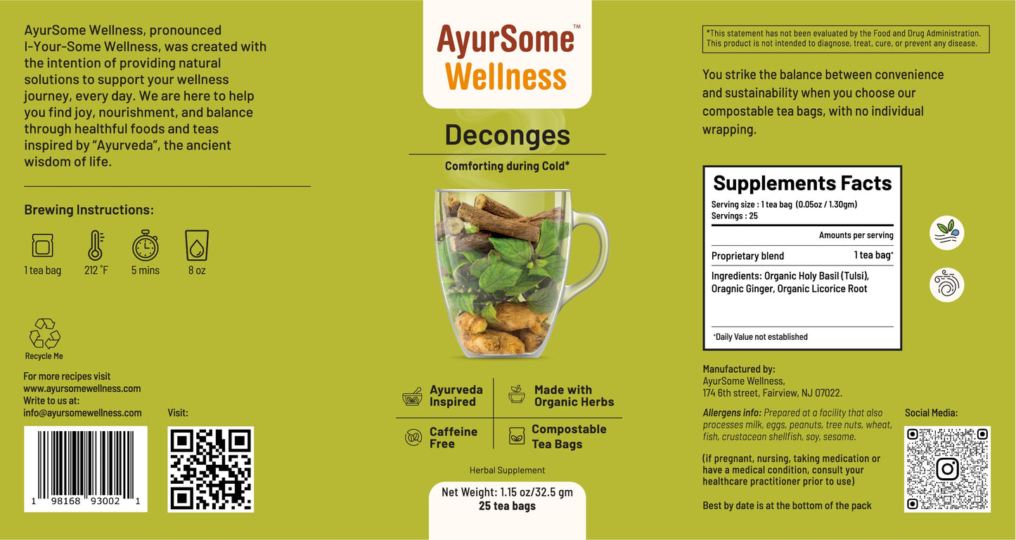 Deconges Tea tea & infusions with nature-inspired artwork - product view 5