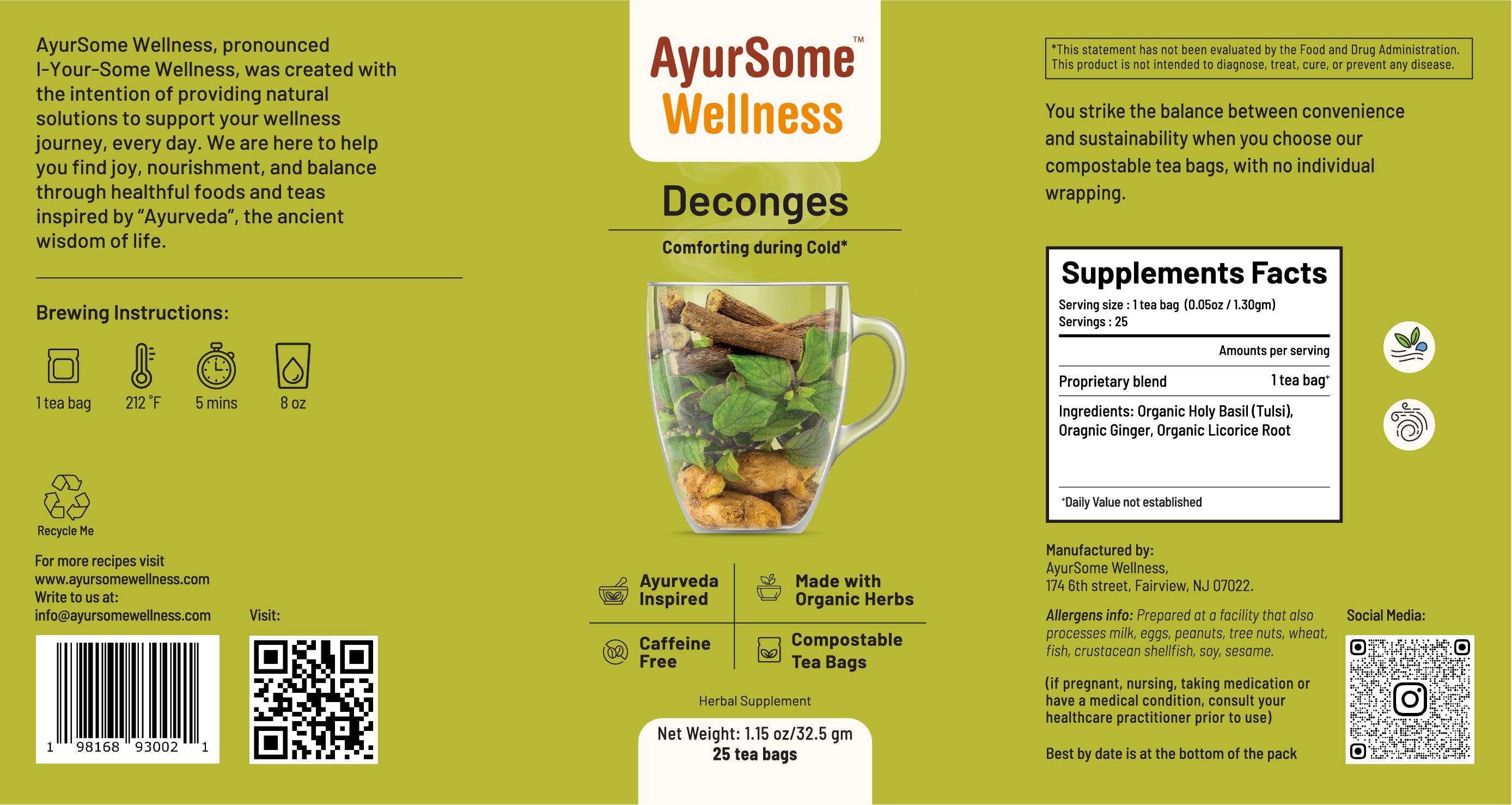 Deconges Tea tea & infusions with nature-inspired artwork - product view 5