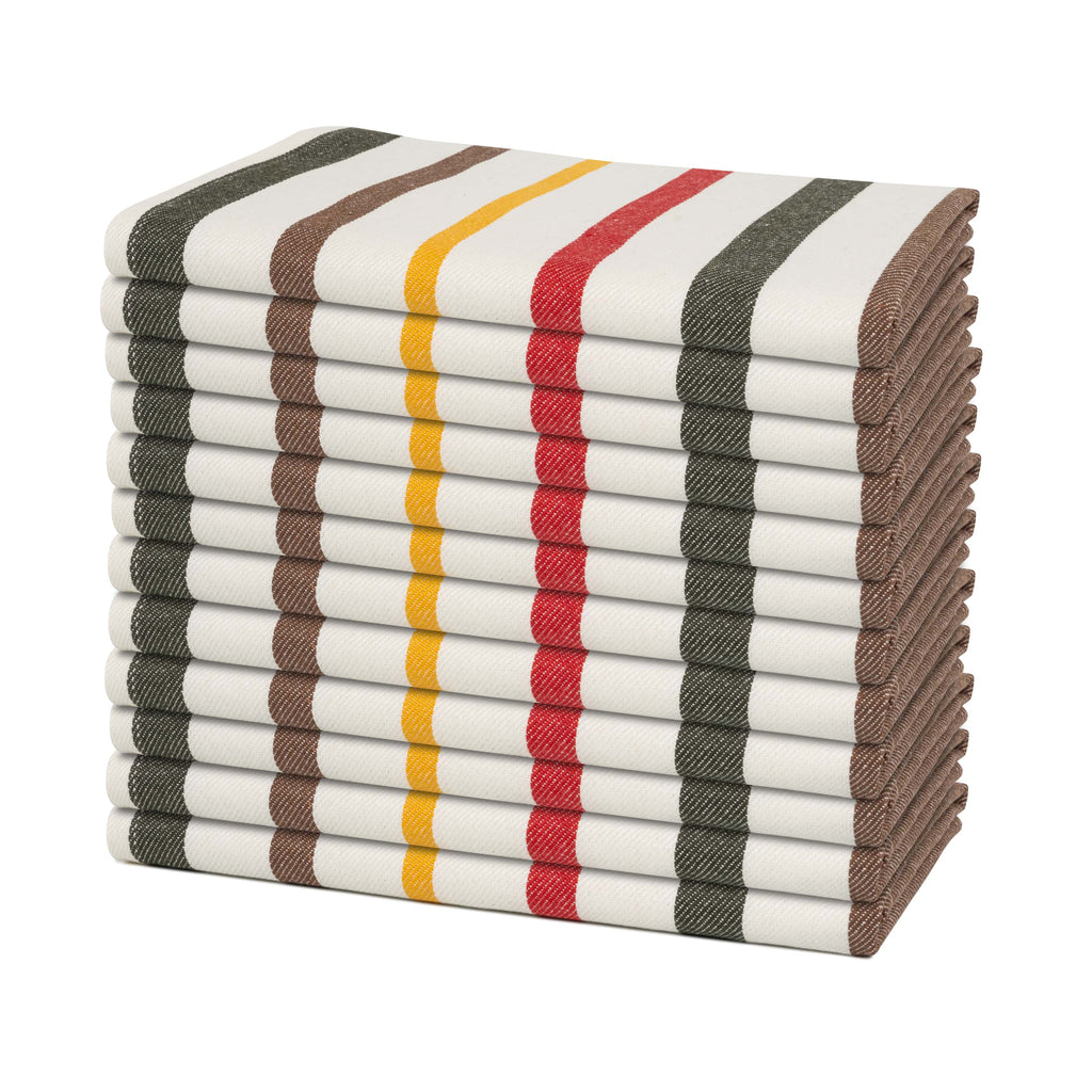 Striped Cloth Napkins uncategorized / needs cleanup with nature-inspired artwork