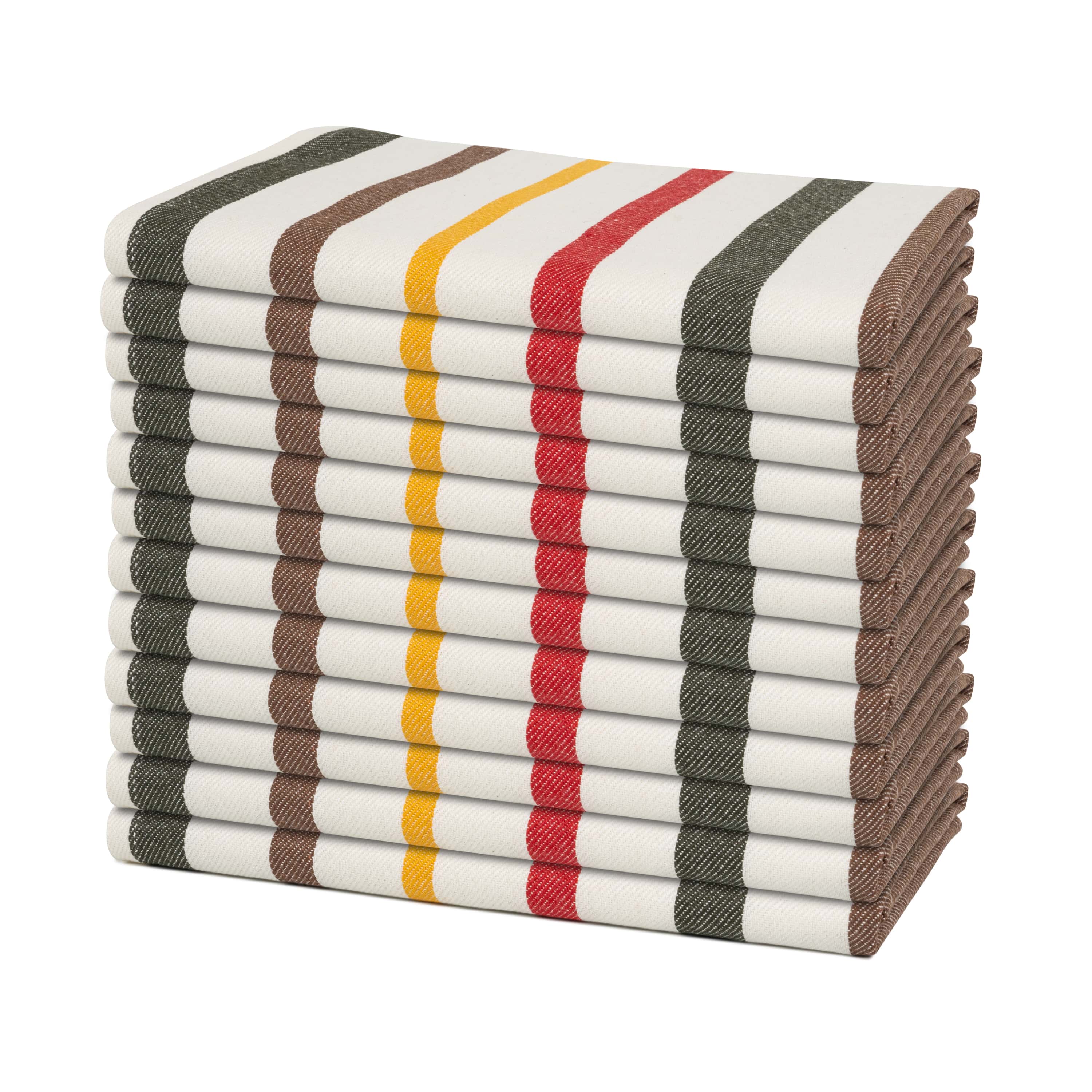 Striped Cloth Napkins uncategorized / needs cleanup with nature-inspired artwork