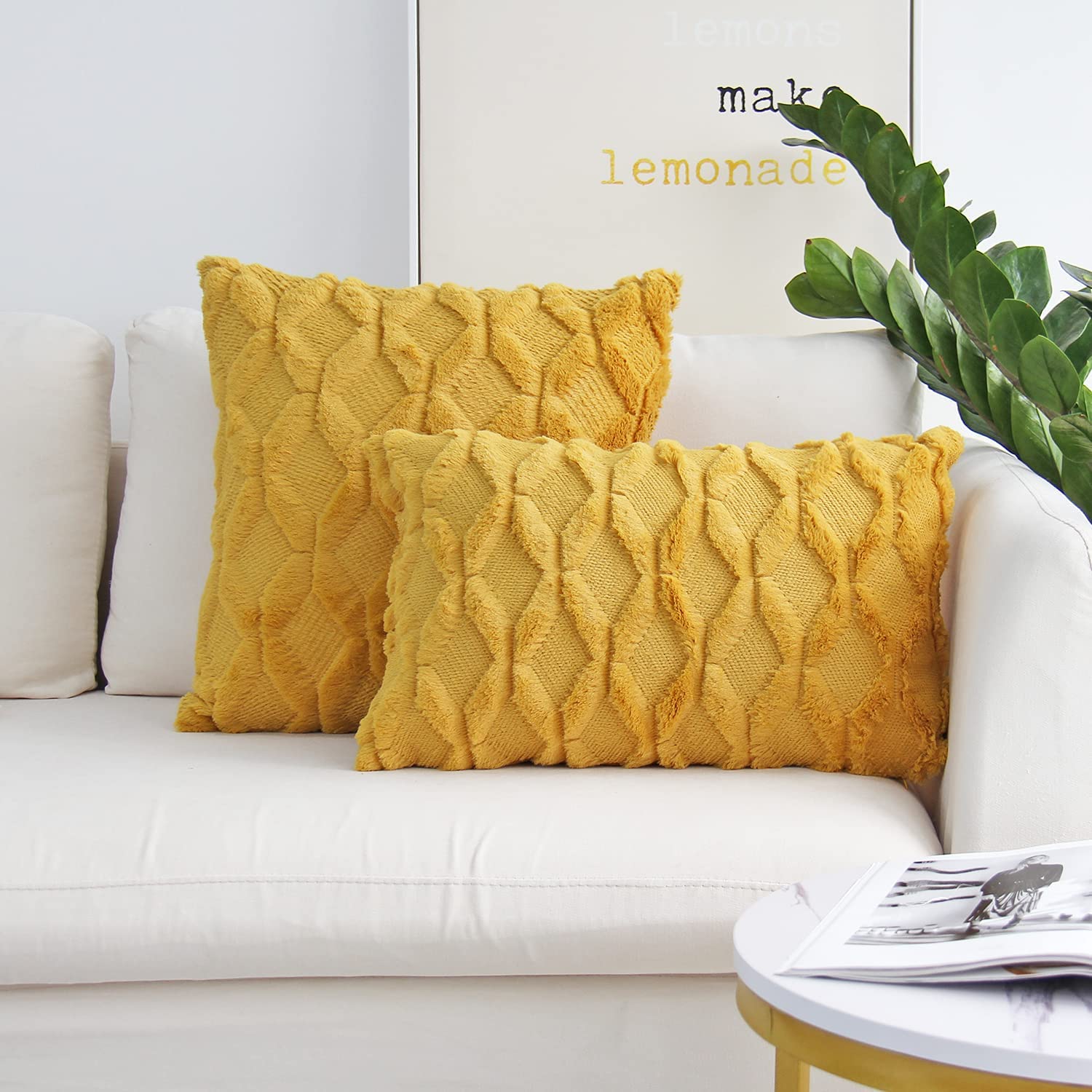 Pack of 2 Bundle One 18"x18" with a Matching Color of One 12"x20" pillow cover with nature-inspired artwork - product view 28