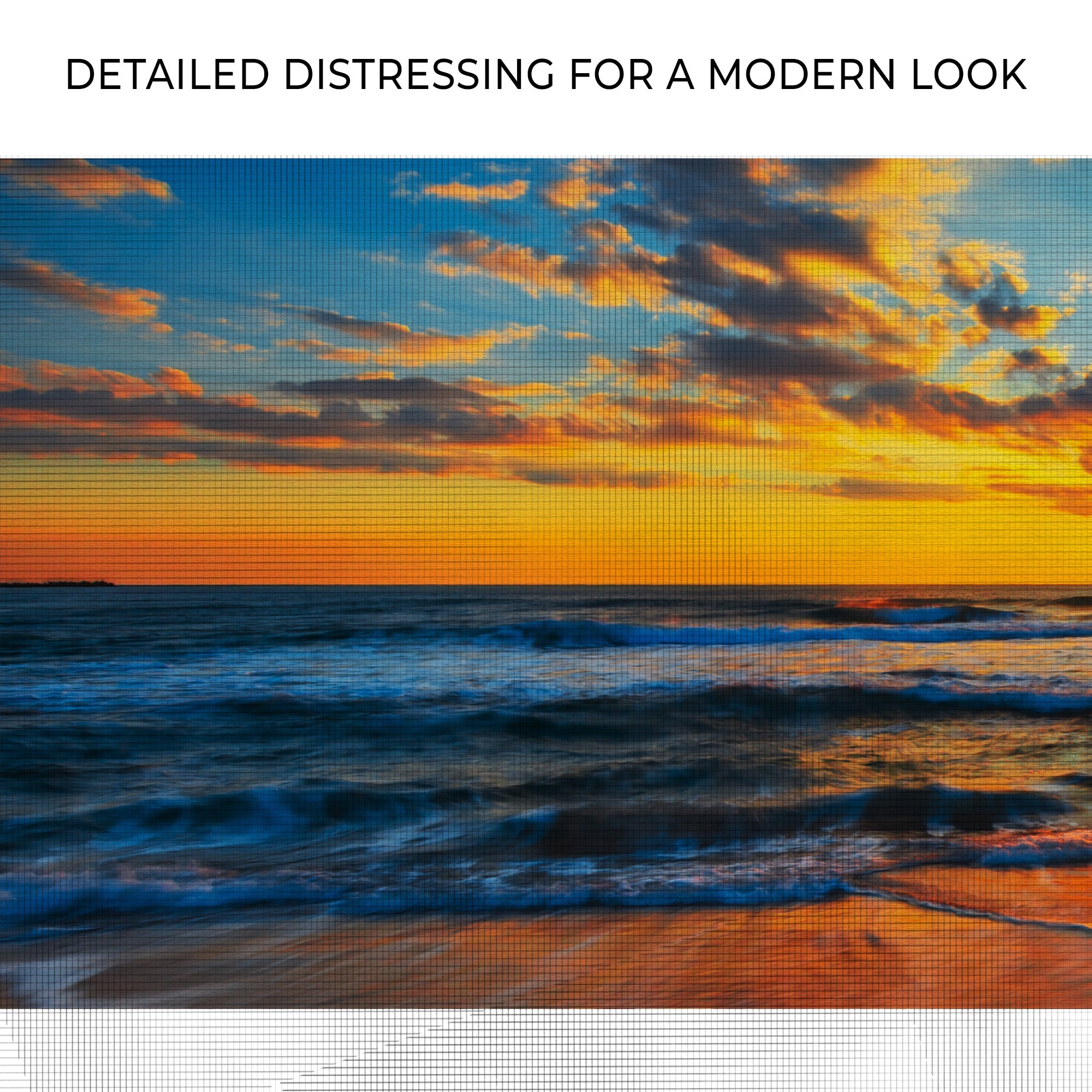 Sunrise On Atlantic Ocean Canvas Ii wall art with nature-inspired artwork - product view 4